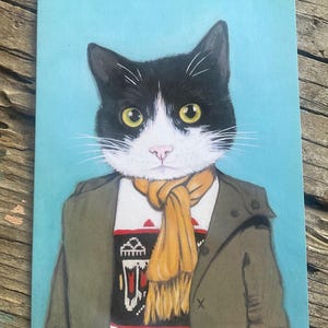 Lupe - Wenskaart - blanco binnenkant - Cats In Clothes