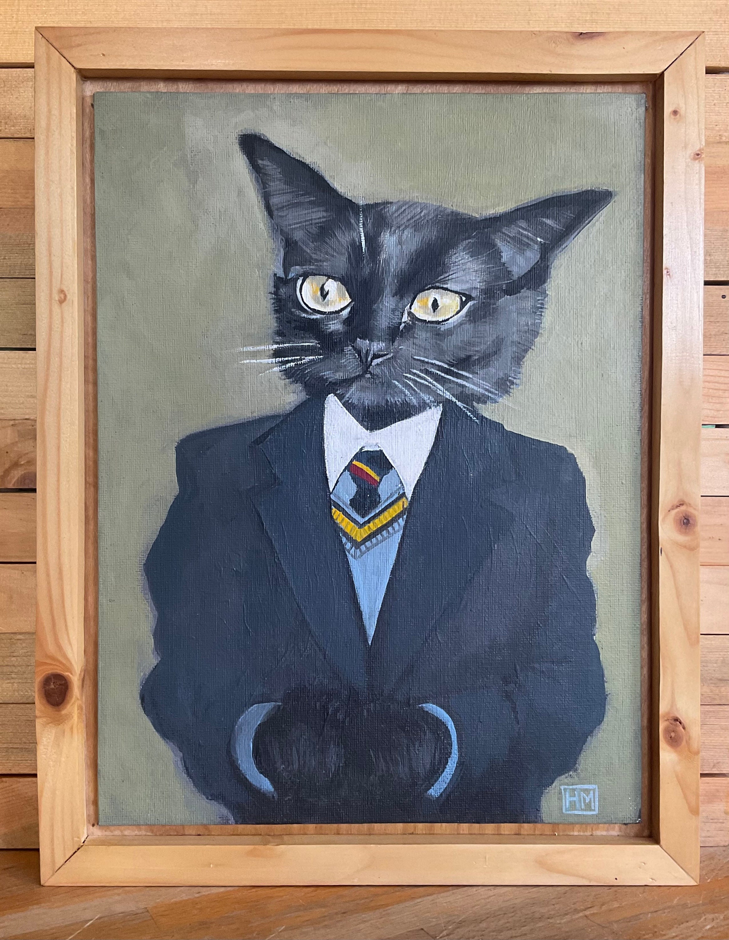 Котик в деловом костюме