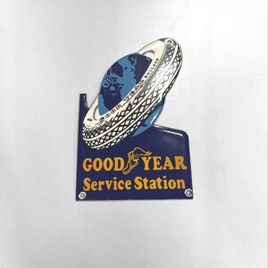 Antique Goodyear Sign - Etsy