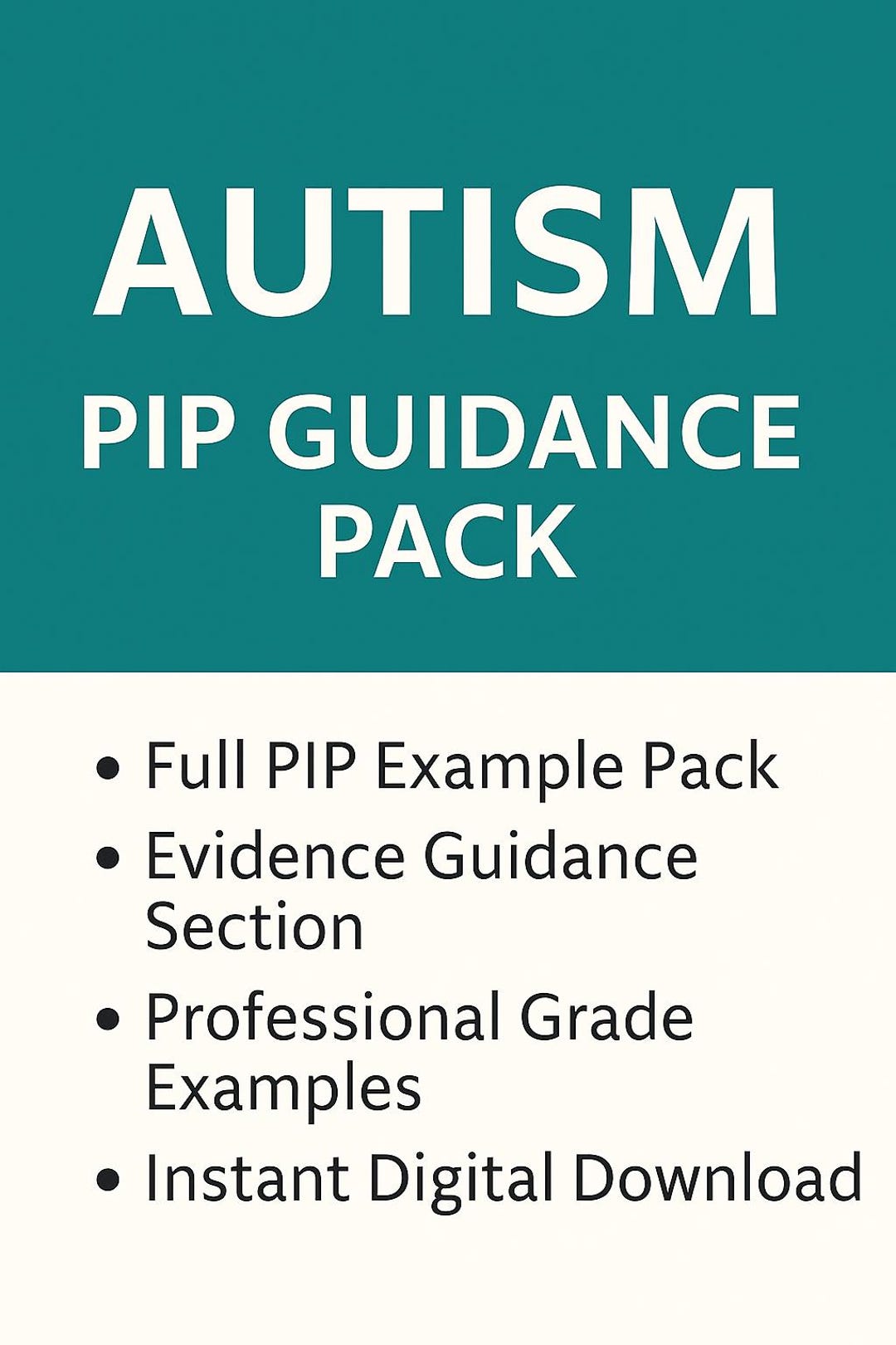 Pip Autism Guide for Pip Form Support and Example Answers. - Etsy