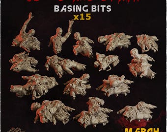15x Blod- och dödsscenerielement (3D-utskrivna) - Zabavka Workshop | BASING BITS
