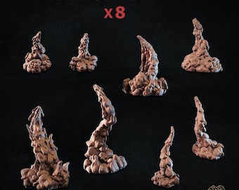 8x Takeoff FX-set (3D-utskrivet) - Zabavka Workshop | BASING BITS