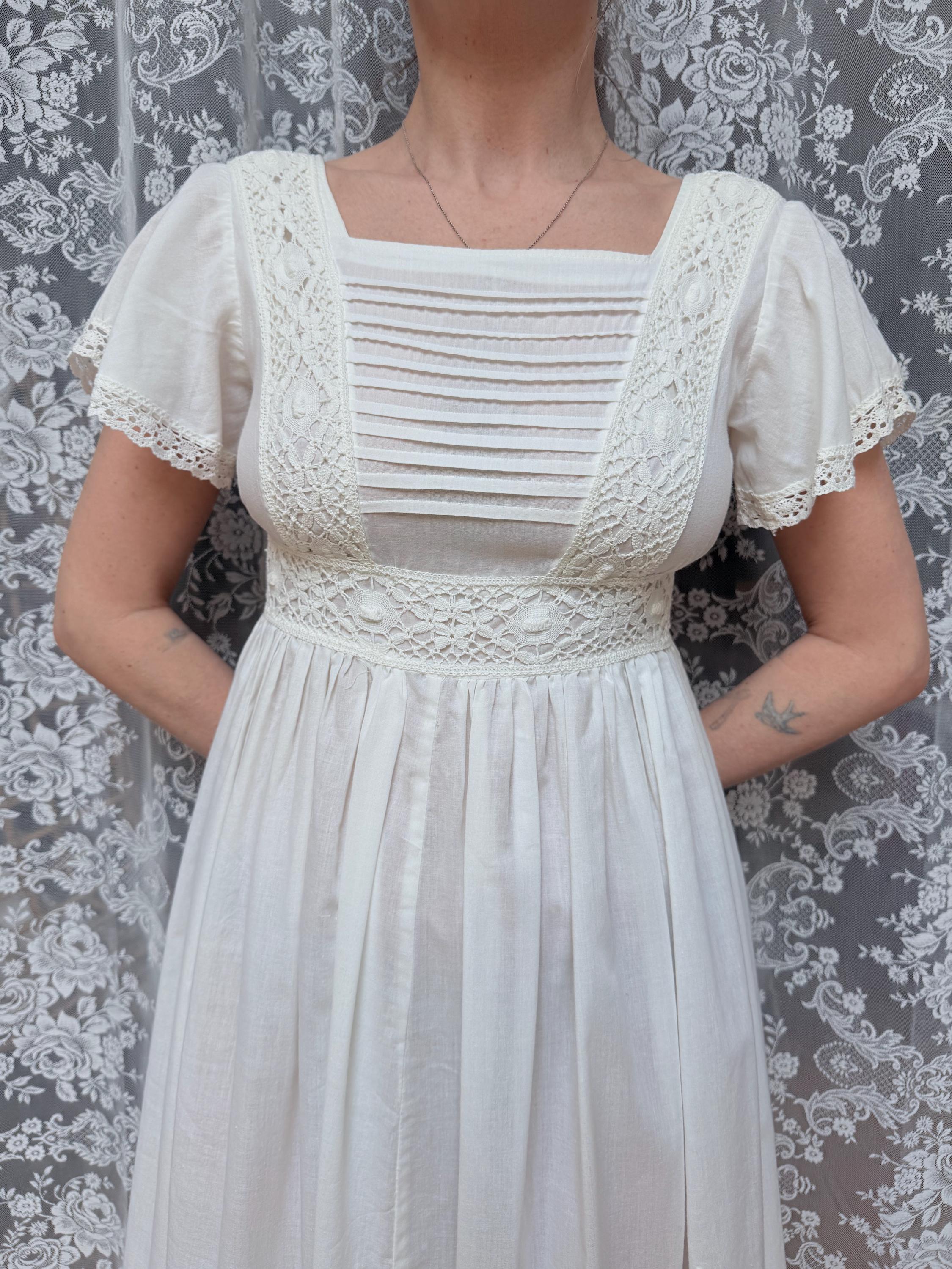 Laura Ashley White Dress - Etsy