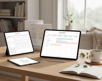 Steady Mind Empowered Wellness Bundle, ADHD & Anxiety Planner System, Goodnotes IPad Planner, Full + Lite + Bounus Pages