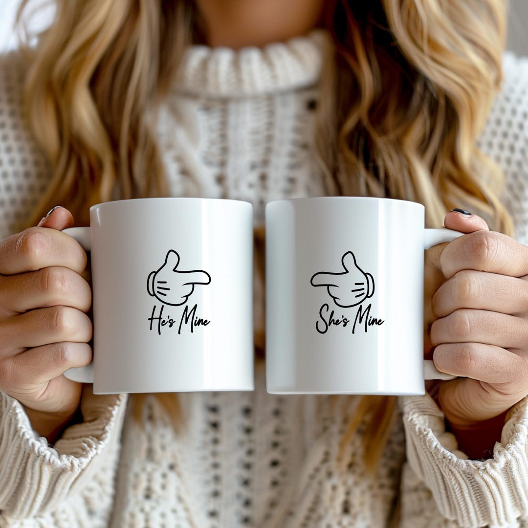 His and Hers Mug Set Couple Coffee Cups Wedding Anniversary Gift 330ml — free download