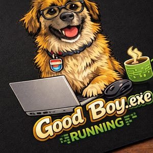 Funny Coding Dog Mouse Pad | Programmer Poison | Cute developer desk accessory