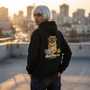 Coding Dog Programmer Hoodie | Funny Developer Hoodie | Software Engineer Gift | Coding humor sweatshirt