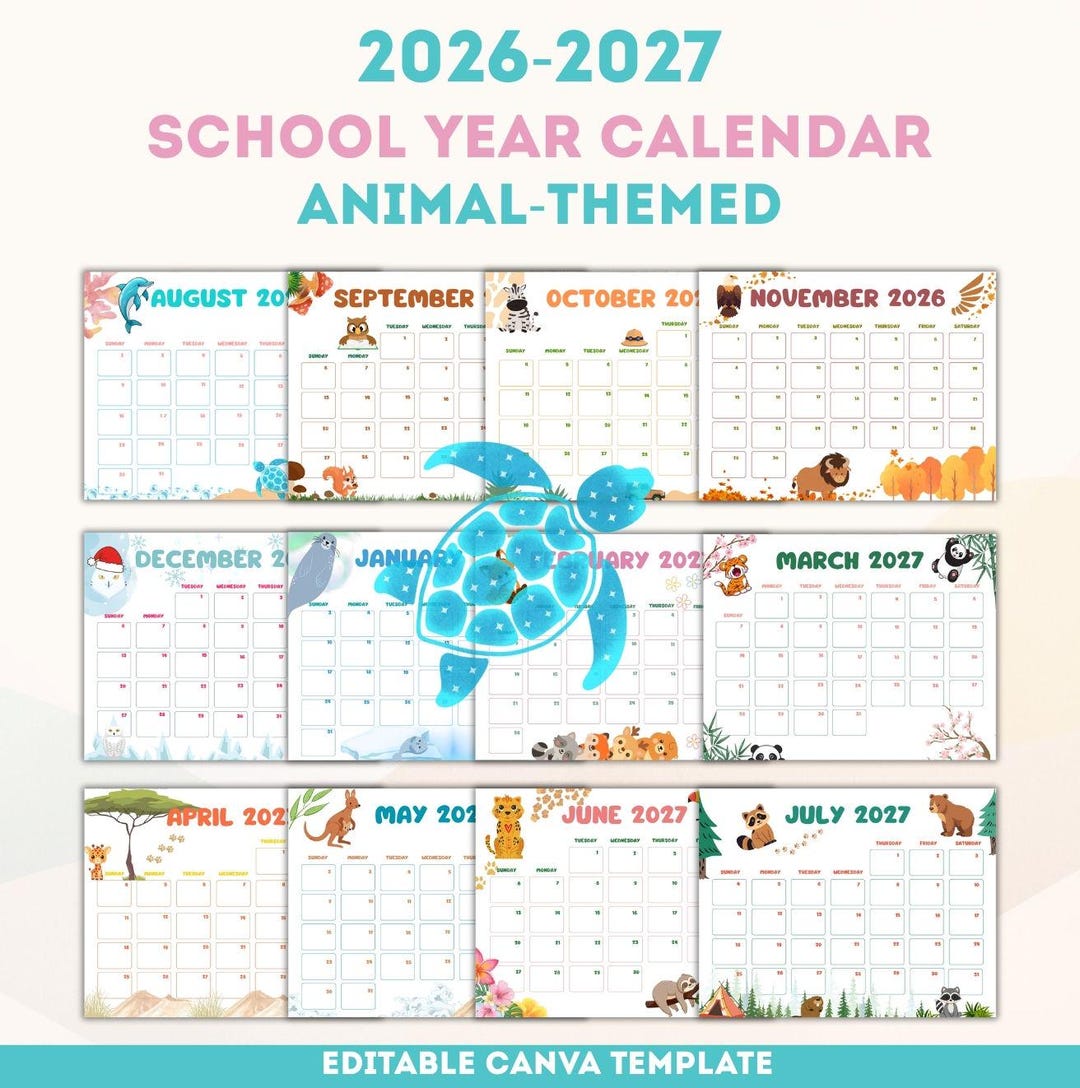 Calend rio Escolar 2026 2027 Para Imprimir Calend rio Infantil Calend rio Escolar 2026 2027 Para Imprimir Calend rio Infantil