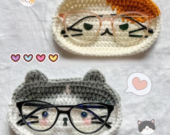 Crochet Glasses Holder Tray, Cute Animal Eyeglass Stand, Handmade Crochet Sunglasses Holder, Desk Organizer Gift