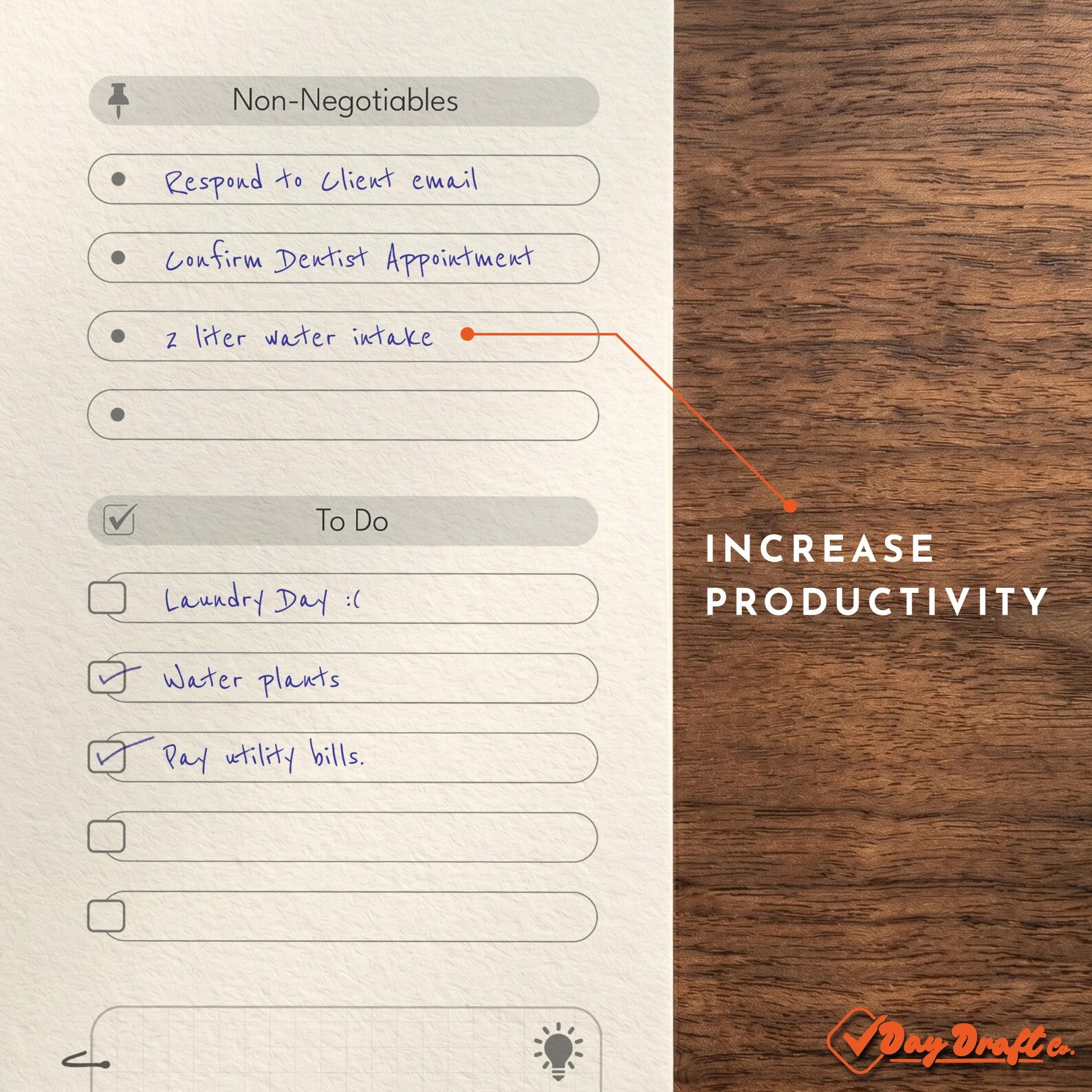 Daily Routine Log | Printable ADHD Planner & Goal Tracker | Minimalist ...