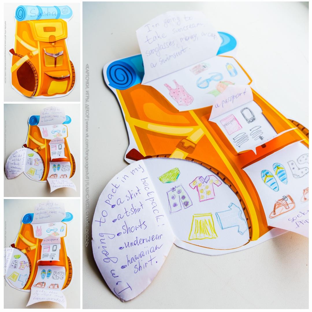 Pack Your Backpack Template. Printable PDF. - Etsy