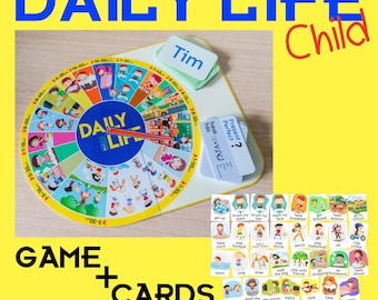 Daily Life (Routines, Activities) - Kid Version. Printable PDF.