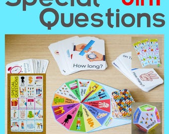 Special Questions Bundle 6-in-1. Printable PDF.
