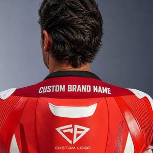 sports bike leather suit red
custom motorcycle suit studio shot
motorbike racing outfit full gear
leather biker suit front and back
high quality riding suit men
track racing motorcycle suit red