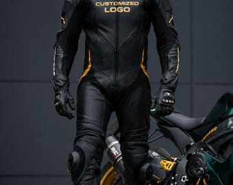 Motorcycle Suit, Custom Motorcycle Suit, Racing Suit, Leather Motorcycle Racing Suit, Custom Motorcycle Racing Leathers, Biker Gear