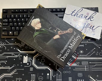 The Disappearances of Draco Malfoy – Fanmade Illustrated Hardcover Book | Dark Fantasy Wizard Novel | Collector Gift