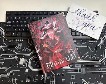 Manacled Handmade Hardcover Book | Dark Fantasy Romance Novel | Size A5