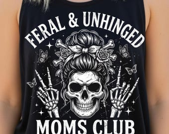 Printable digital file of the Wild and Crazy Moms Club, Skeleton Mom Coffee Maker PNG, Funny Mom PNG, Modern Mom PNG, Cool Mom png