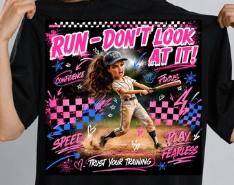 Run, don't look at it PNG Baseball Mom PNG Game Day Softball PNG Funny and disgusting Doll face meme T-shirt Sublimation design Baseball Mom