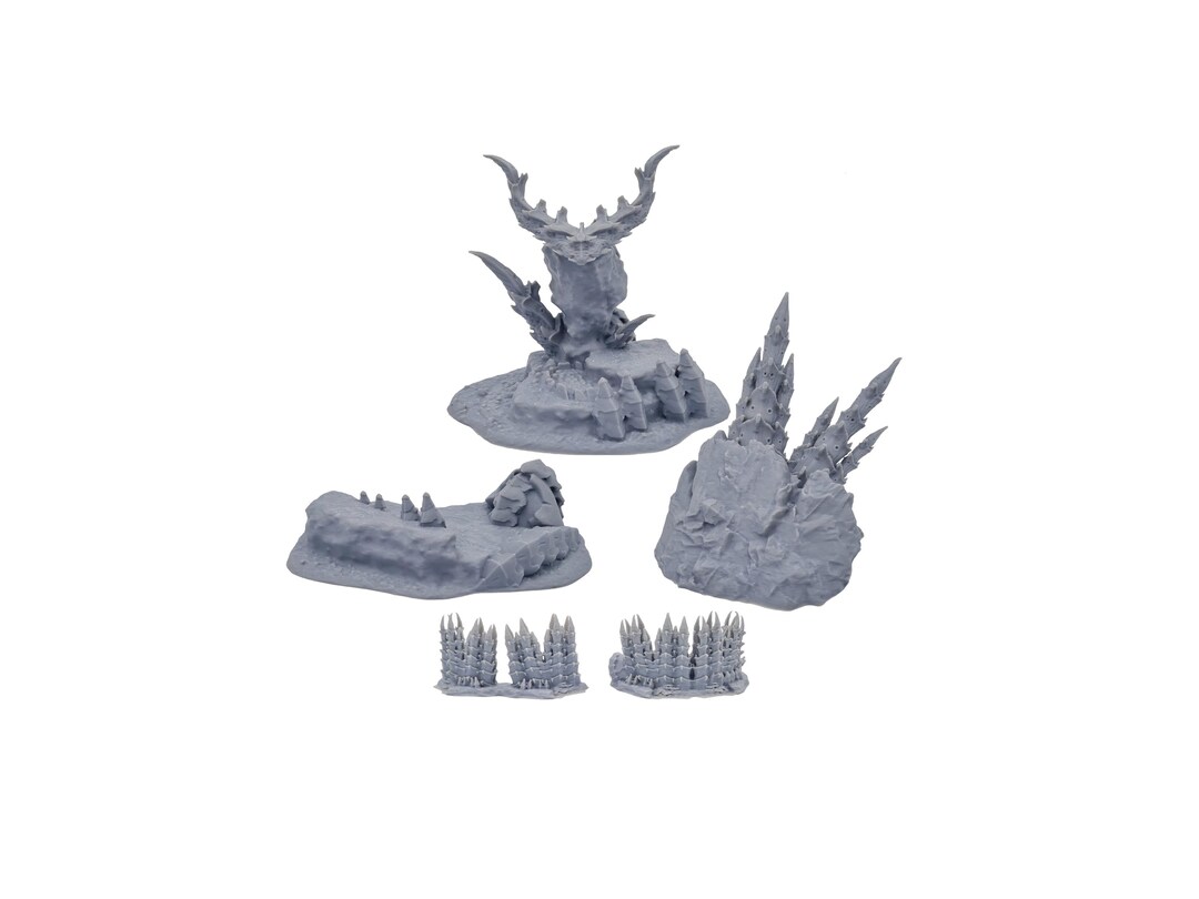 Alien Hive Scatter Pack B - Insectoid Infested Terrain Scenery for ...