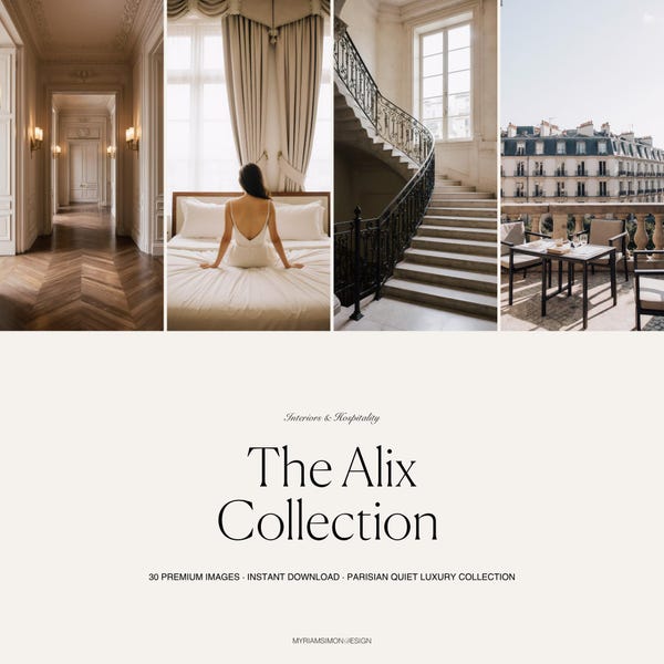 ALIX | Parisian Aesthetic Stock Photos | Quiet Luxury & Editorial Style | 30 Images | Digital Download