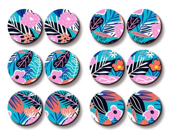Little Color Wood Cabochons - Filigree Boho Abstract Leaf Wood Cab 12mm 16mm 20mm 25mm Wood Cab For Ear Stud/ Light Weight/LPC-804