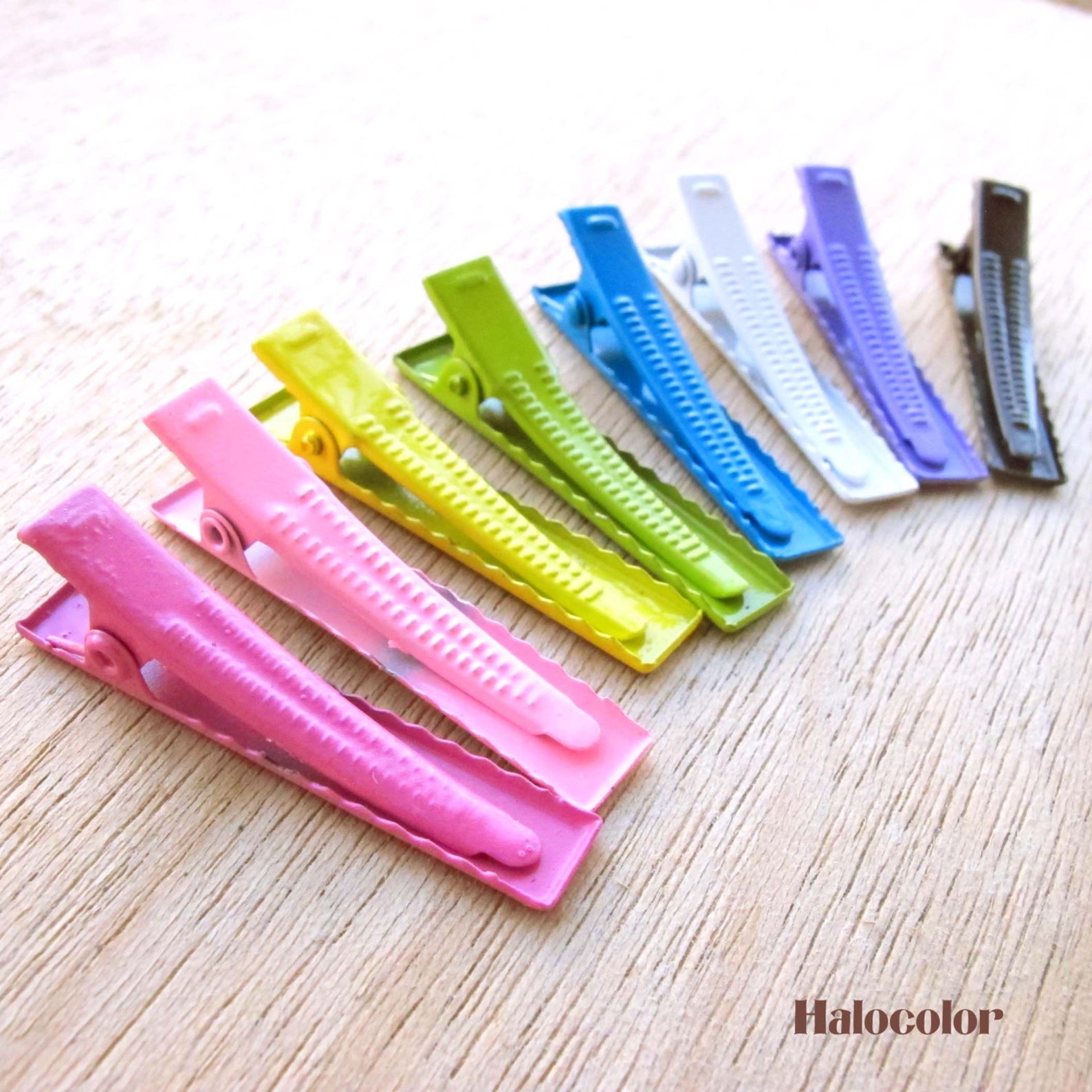 40mm Pretty Square Head Crocodile Hair Clips/hair Pins Etsy