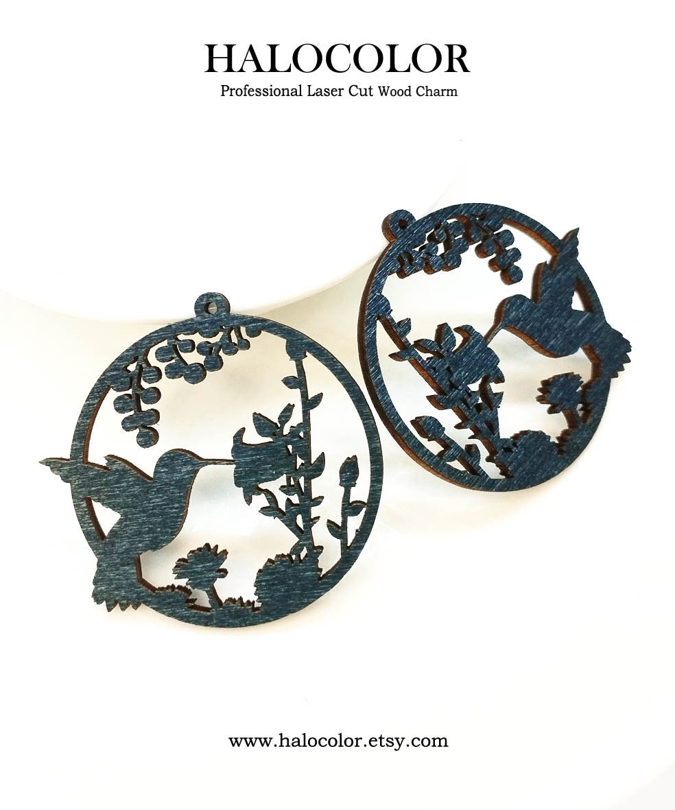 NEW! - Dyeing Series - 49 X 48 Mm Variety of Colors Filigree