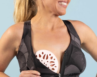 Boost Breast Form - Bloom - Lightweight Post-Mastectomy Breast Shaper - Breathable Bra Insert - Circle Round Shape
