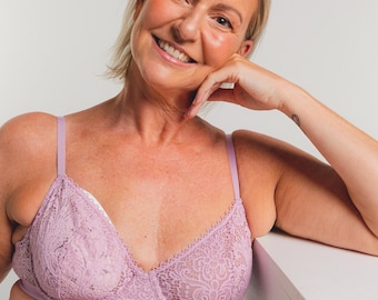 Boost Breast Form - Mandala - Lightweight Post-Mastectomy Breast Shaper - Breathable Bra Insert - Teardrop Triangle Shape