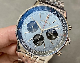 Reloj de hombre vintage Breitling 1884 Navitimer Chronograf de 44 mm