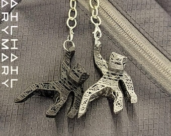 Project Hail Mary Rocky Alien Schlüsselanhänger, Bücherwurm Accessoire für Rucksack oder Kühlschrank, Astronomie & Space Science Geschenk