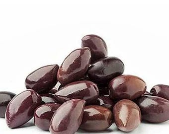 ブラックオリーブ カラモン種 オリーブオイル漬け 3個入り（各700g）