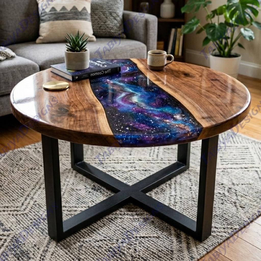 Galaxy Resin Coffee Table - Etsy
