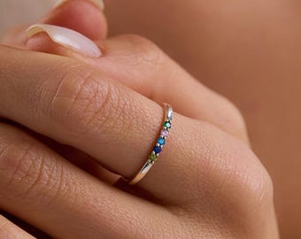 Birthstone Ring for Mom, Custom Family Jewelry, Meaningful Mother’s Day Gift