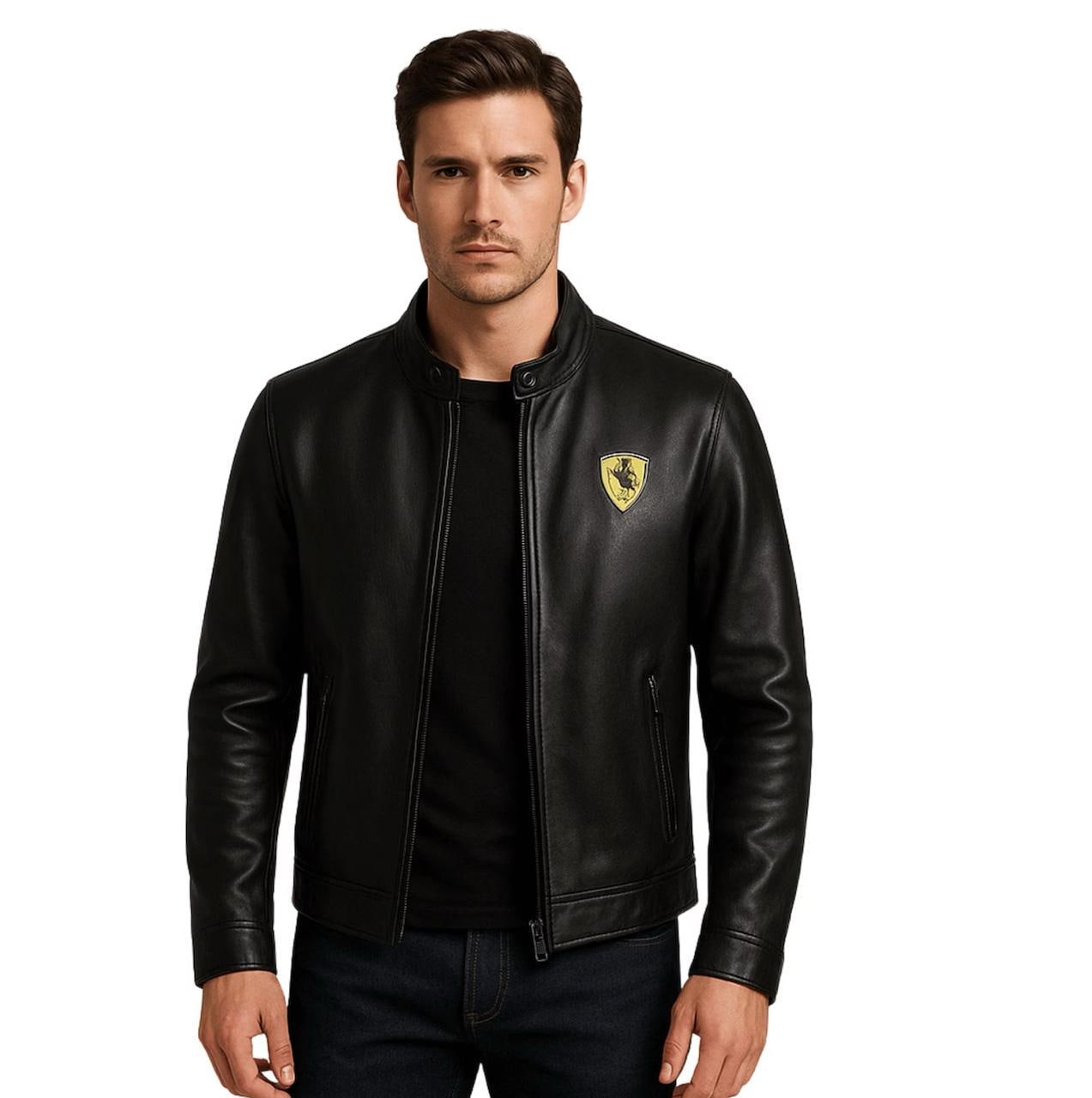 Leather ferrari jacket - Etsy 日本