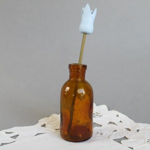 Vintage Boticario Botella de Medicina Botella Marrón Vidrio Vacío Botella de Artesanía Botella de Veneno Boticario Jarrón Jarrón de Farmacia Vintage Botella de Farmacia