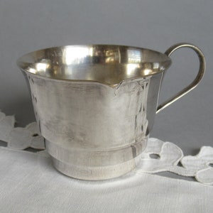 Vintage Silver Plated Creamer NS Pitcher Swedish Scandinavian Home Decor