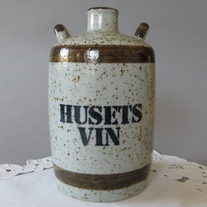 Vintage Weinflasche Keramik Weinkrug Keramik Krug Keramik Krug Dänischer Weinkrug