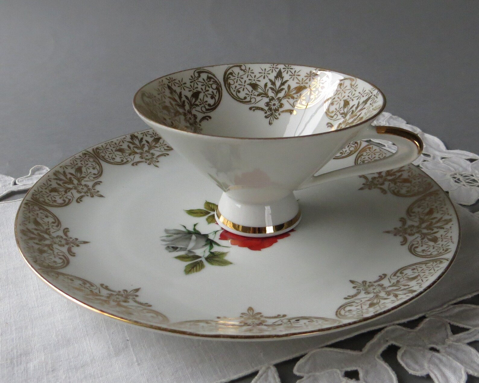 Vintage Tea Set Winterling Bavaria Germany Porcelain Bone China Footed