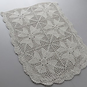 Vintage Crochet Doily Cream Doilies Ecru Vintage Doilies Hand Crocheted Doily Cotton Doilies Lace Doilies Vintage Linens