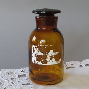 Vintage apotheekfles Medicijnfles Apotheek Vergiffles Apothekerpot Vintage apotheekfles