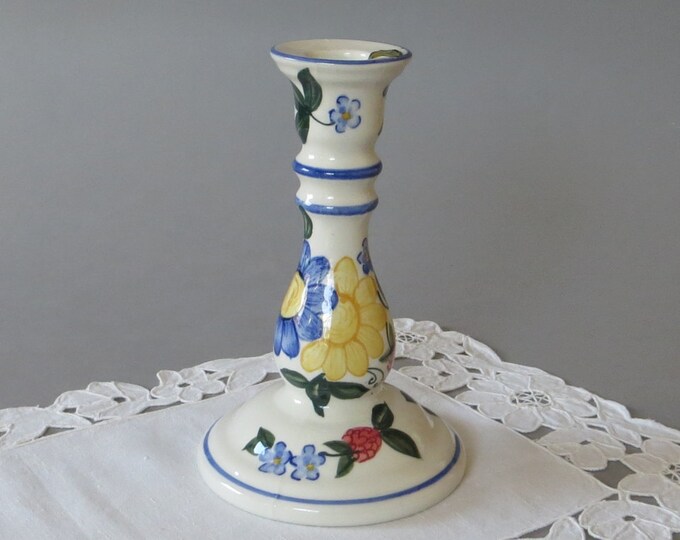 Vintage Candle Holder Porcelain Candle Holder Swedish Easter Etsy