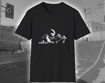 Camiseta gráfica de Counter-Strike CS:GO CS2 para juegos / Camiseta gráfica de tirador de esports