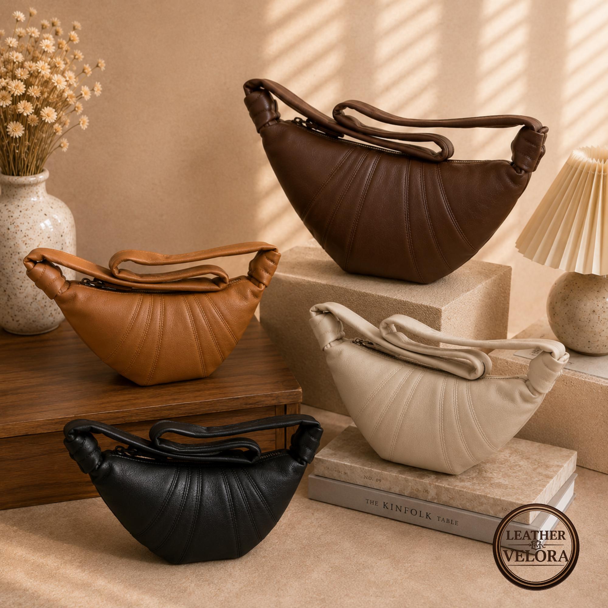00s archive leather croissantクロワッサン bag Lemaire croissant 