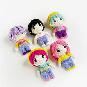 Saja Boys Crochet Pattern: Kpop Demon Hunters Amigurumi (PDF File)