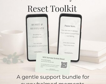 SOS Emotional Support Toolkit — Phone-Based Grounding for Anxiety, Panic, Overwhelm & Emotional Distress