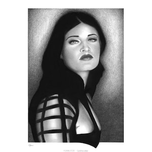 Yennifer, Witcher Art, 8 x 10 Art Print, Graphite Pencil Illustration