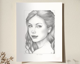 Firefly TV show Inara, Portrait of Morena Baccarin, Actress Portrait, Inara from Firefly