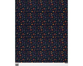 Retro Bike Pattern Wrapping Paper | Bicycle Gifts, Vintage Cycling Motifs